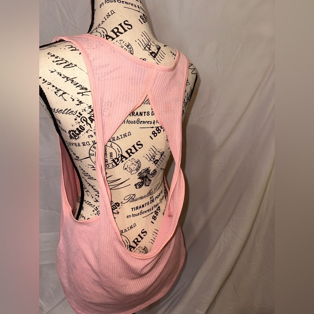 Pink Backless Forever 21 Tank Top